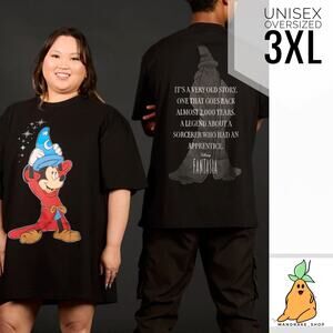 Cakeworthy Disney Fantasia Sorcerers Apprentice Oversized Shirt Dress Plus 3X